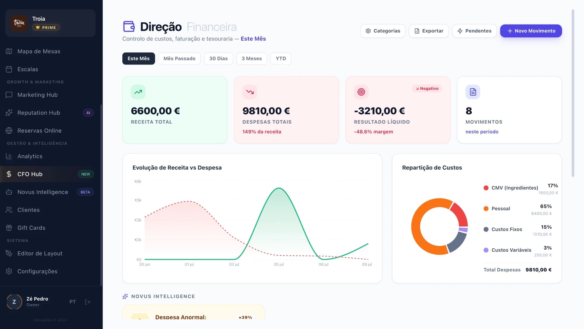 NovusRES — screenshot 1